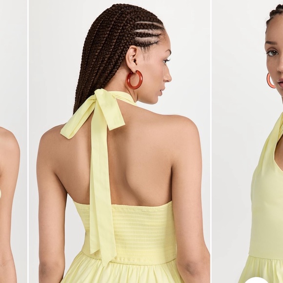 NWT Staud Smocked Kai Top in Sunray - Picture 2 of 5